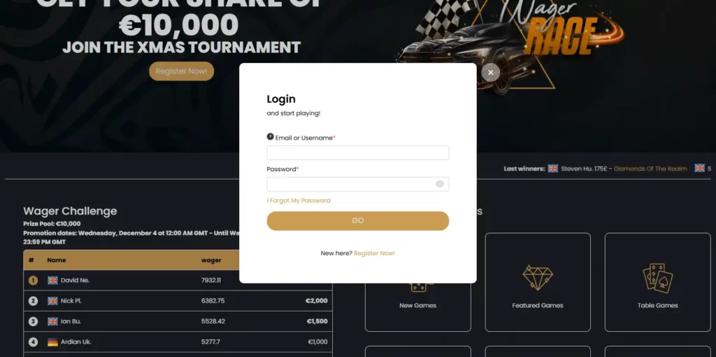 Golden Pharaoh login