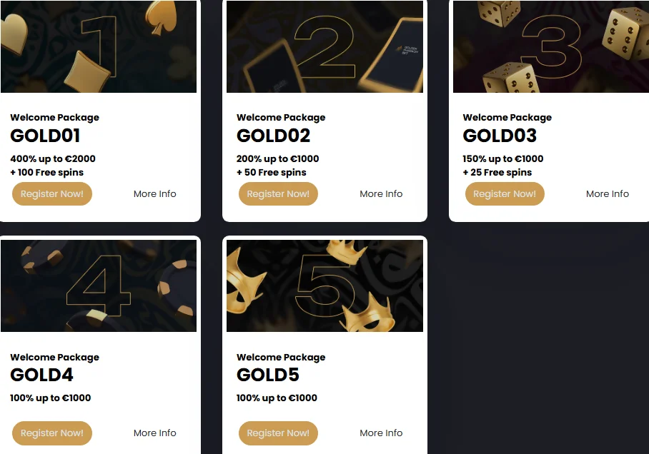 Golden Pharaoh casino bonuses